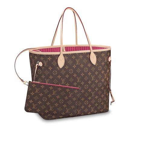 lv neverfull pm pink lining